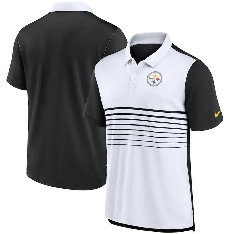 Camisa Polo Nike Pittsburgh Steelers - Branca/Preta - OGJERSEYSHOP