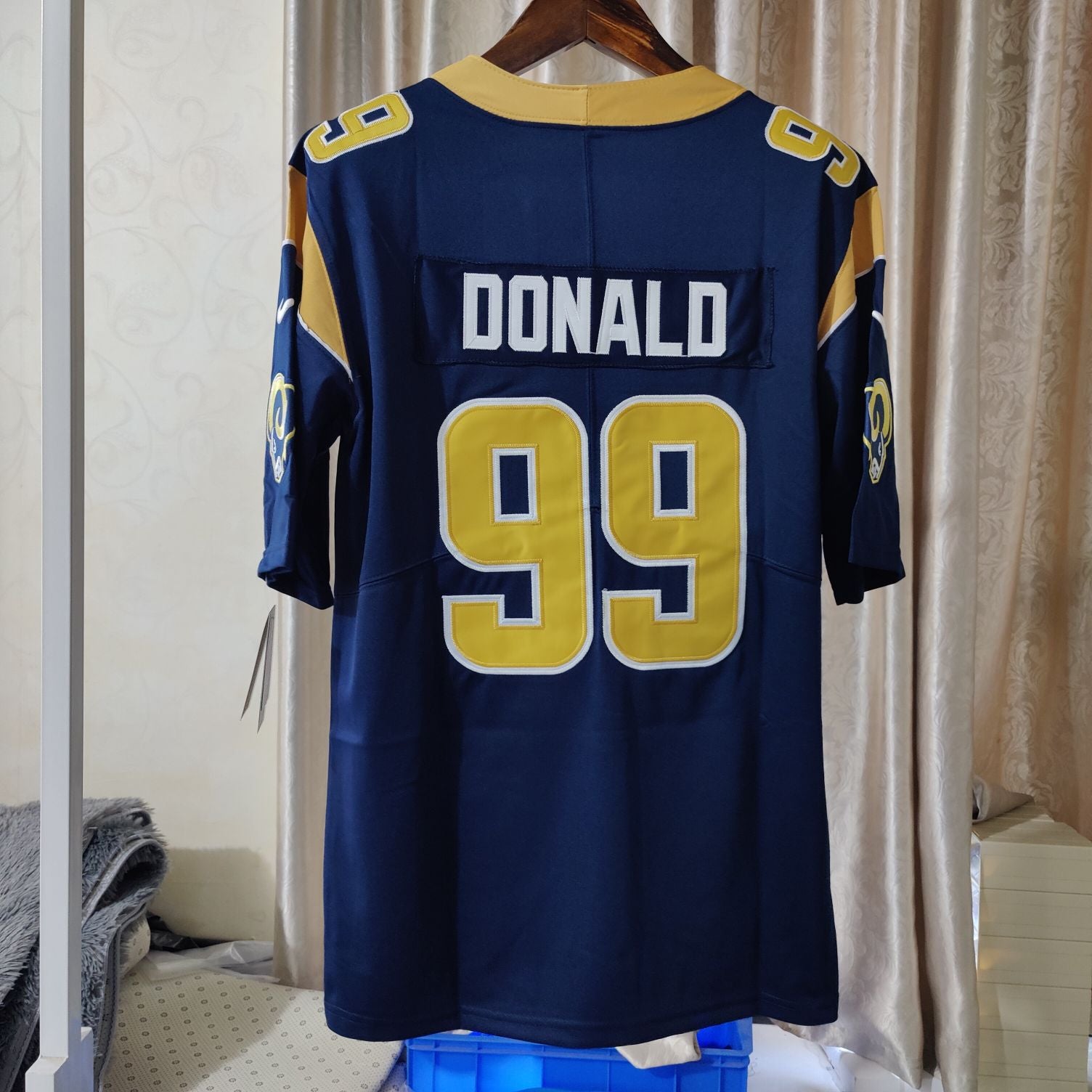 Camisa NFL Los Angeles Rams Vapor Limited Jersey Azul Marinho