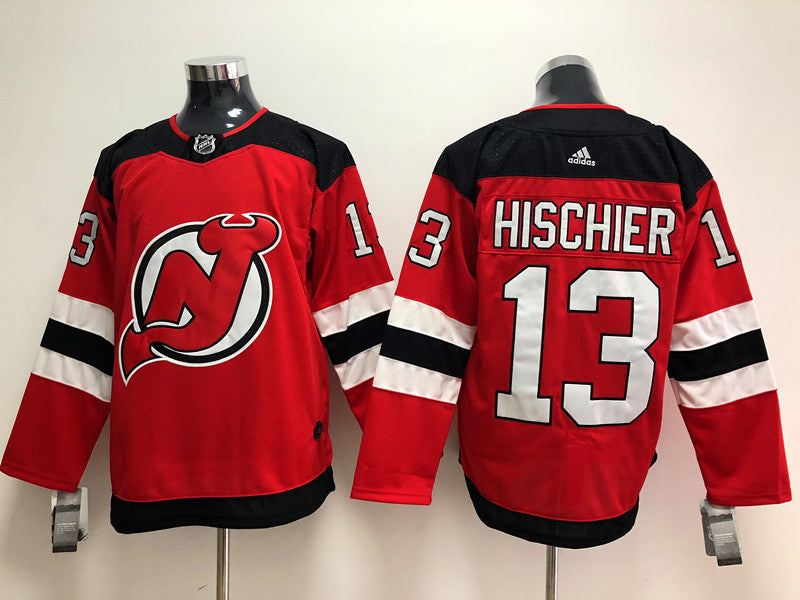 Camisa NHL New Jersey Devils Jersey Vermelha