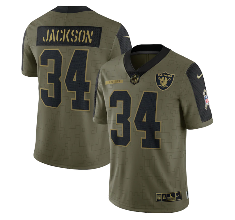 Camisa NFL Las Vegas Raiders Vapor Limited Jersey Salute To Service 2021