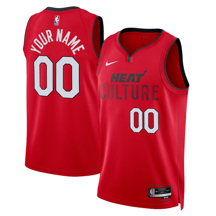 City Edition Red Heat Jersey Jimmy Butler Miami Heat Nike City