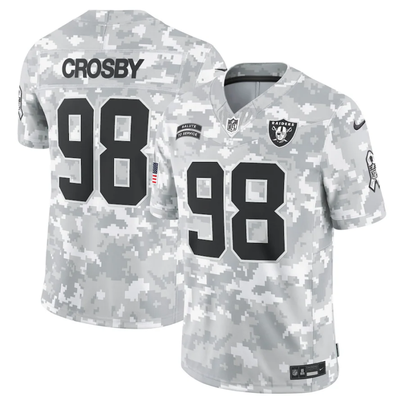Camisa NFL Las Vegas Raiders Vapor F.U.S.E. Limited Jersey Salute To Service 2024