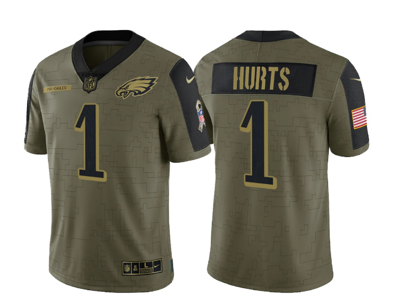 Camisa NFL Philadelphia Eagles Vapor Limited Jersey Salute To Service 2021