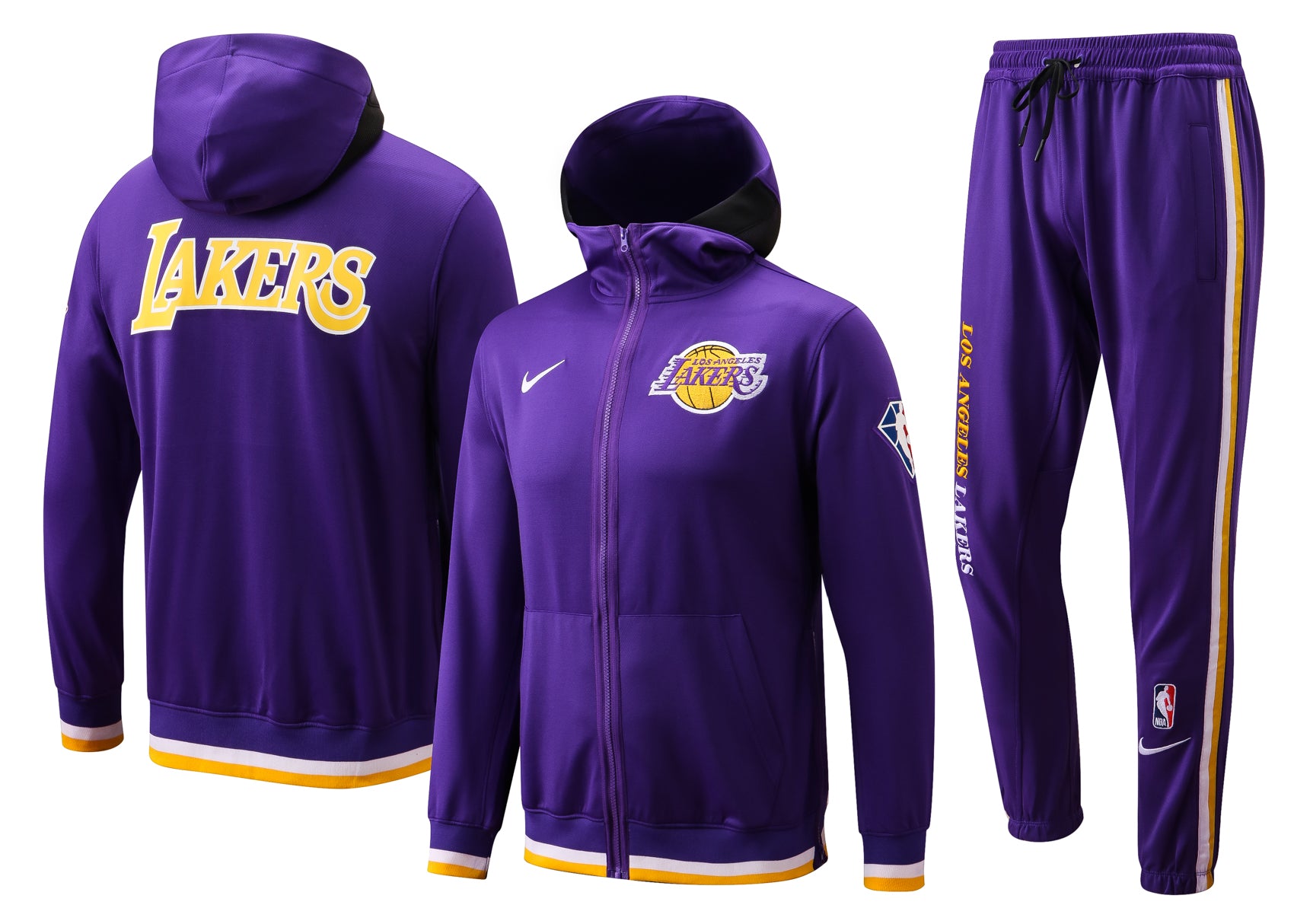 Conjunto Nike Therma Flex Los Angeles Lakers Roxo 21/22 - OGJERSEYSHOP