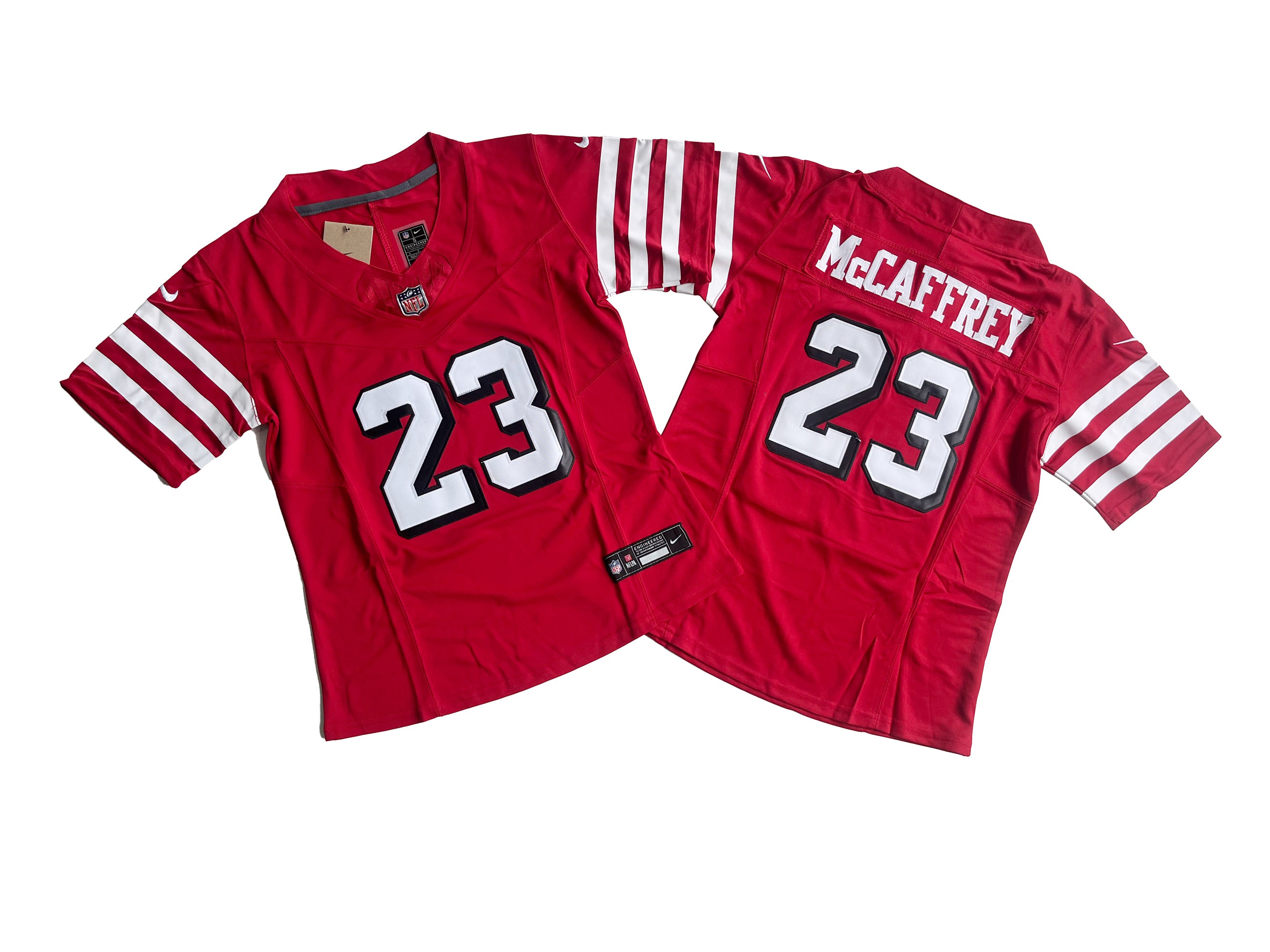 Camisa NFL Feminina San Francisco 49ers Vapor F.U.S.E. Limited Jersey Vermelha Preta