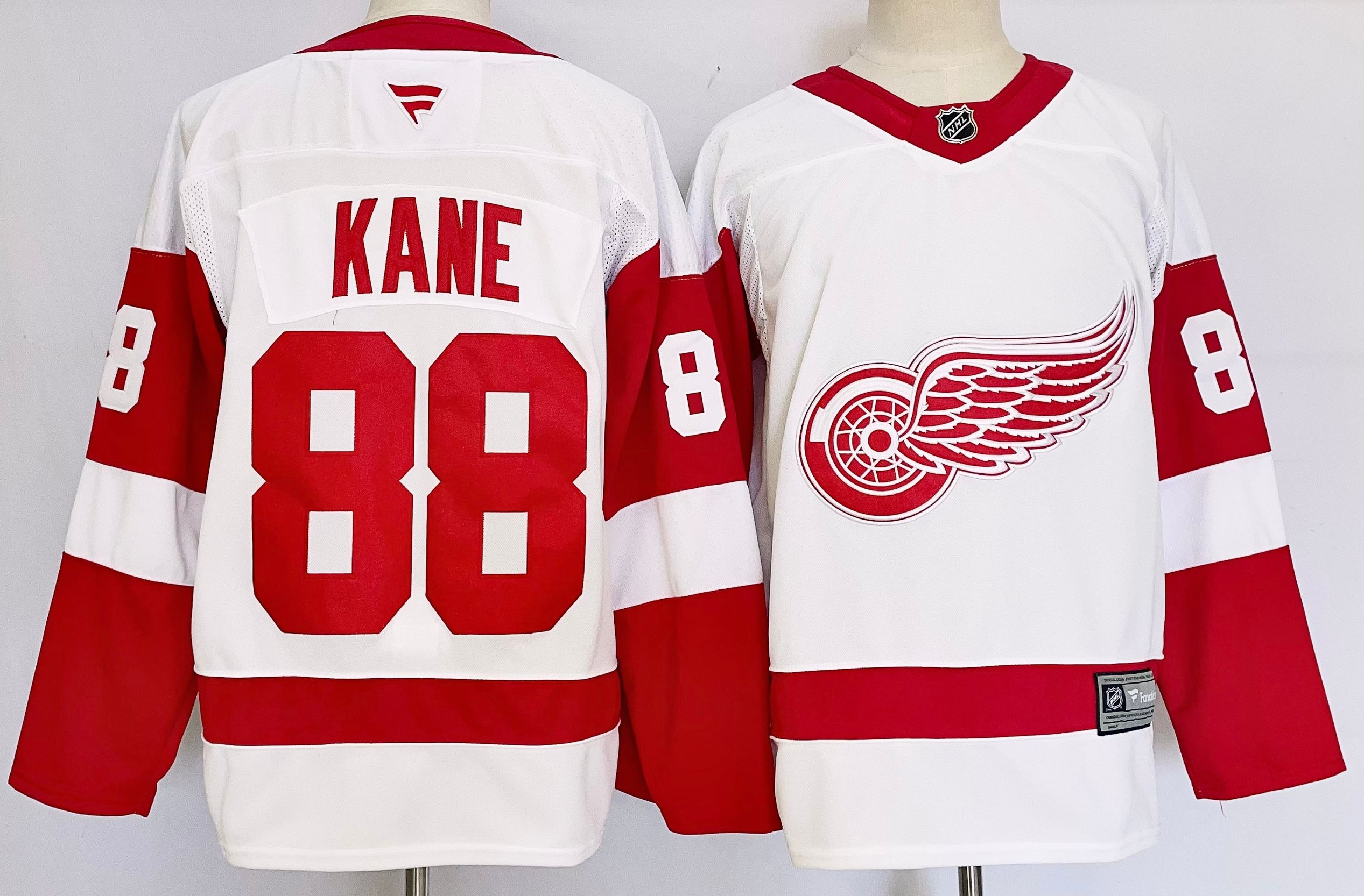 Jersey Detroit Red Wings Fanatics Away Premium Branca