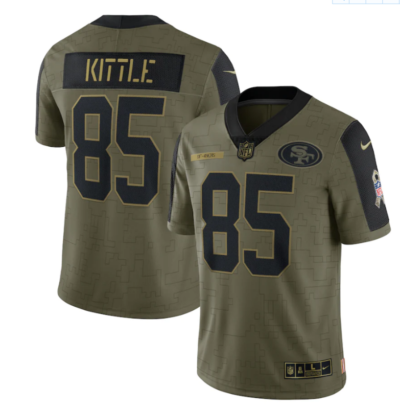 Camisa NFL San Francisco 49ers Vapor Limited Jersey Salute To Service 2021