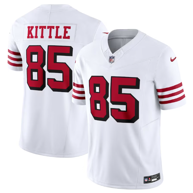 Camisa NFL San Francisco 49ers Vapor F.U.S.E. Limited Jersey Branca Preta