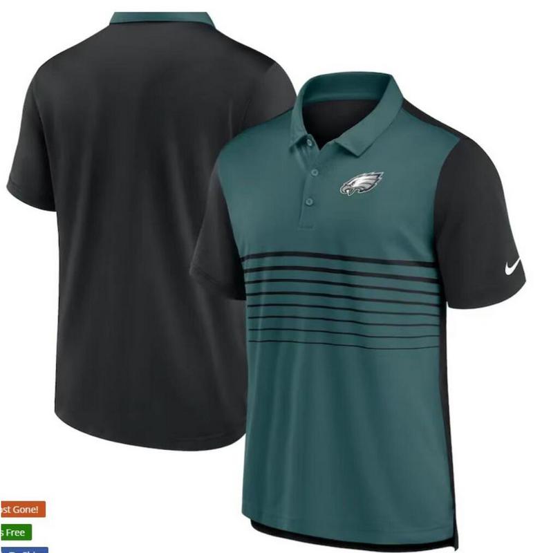 Camisa Polo Nike Philadelphia Eagles - Verde/Preta - OGJERSEYSHOP