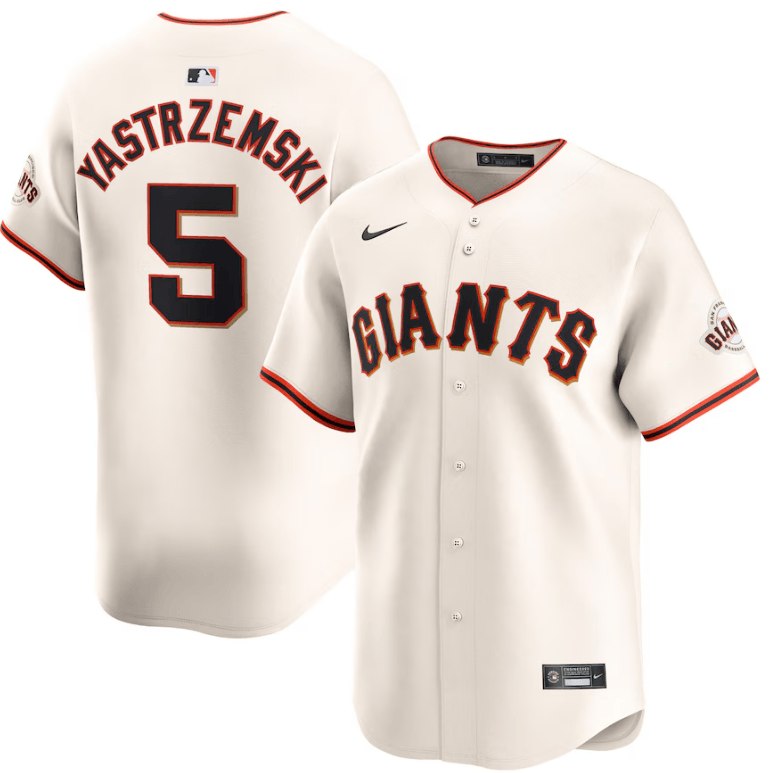Jersey San Francisco Giants Creme Torcedor Silkada