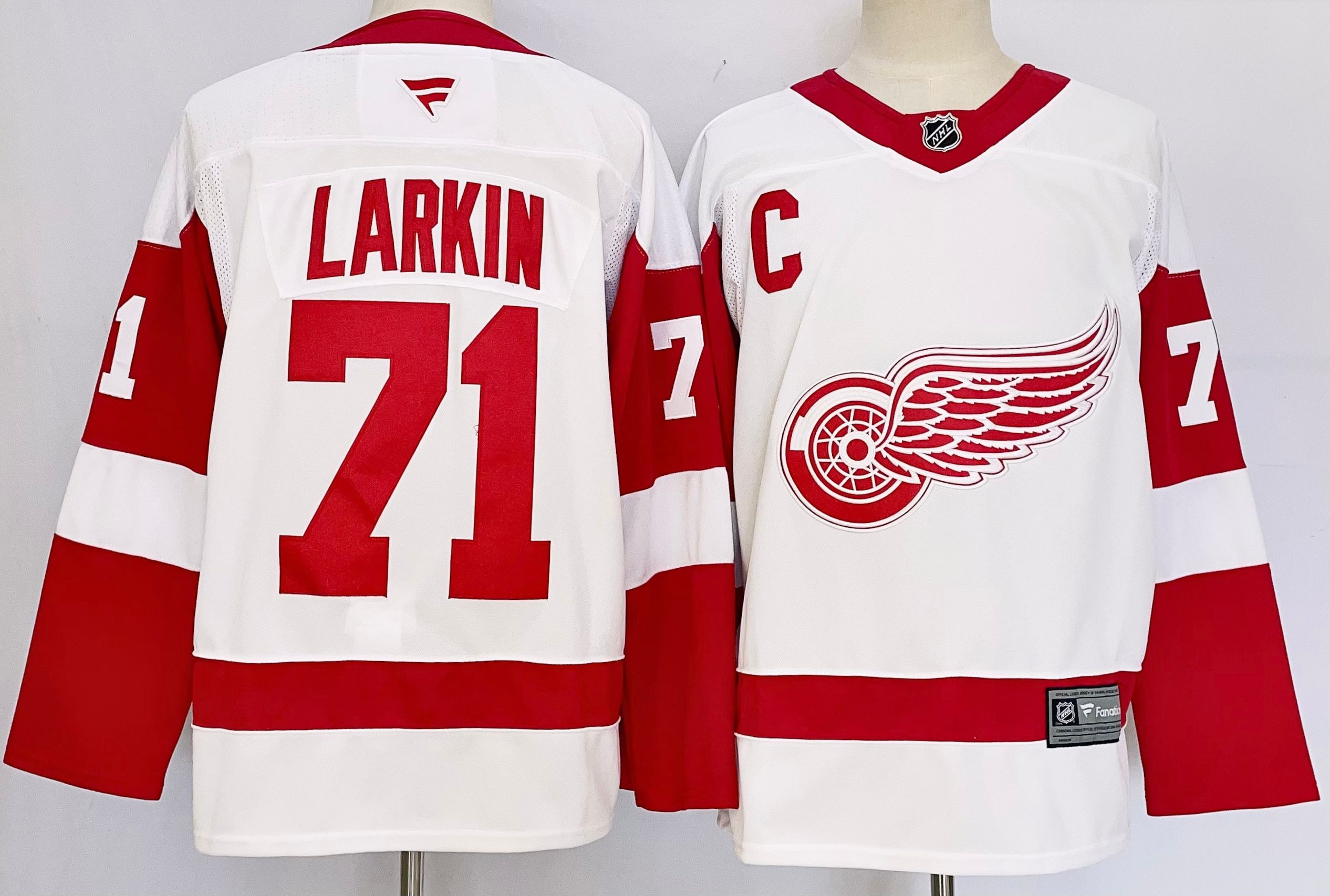 Jersey Detroit Red Wings Fanatics Away Premium Branca