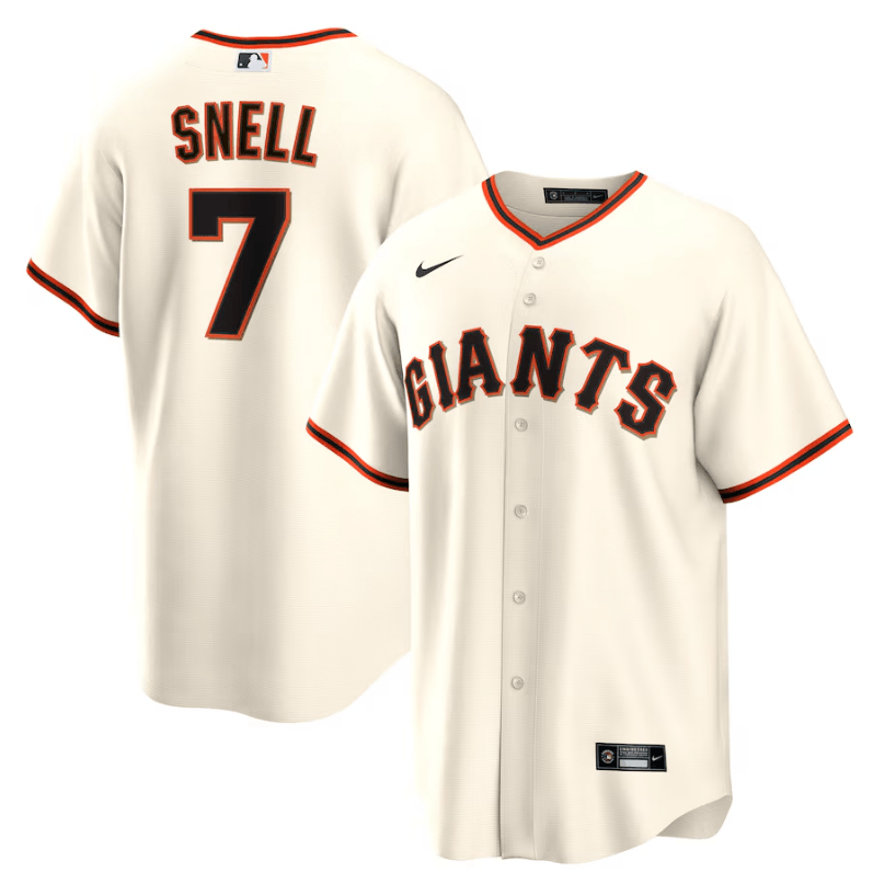 Jersey San Francisco Giants Creme Torcedor Silkada