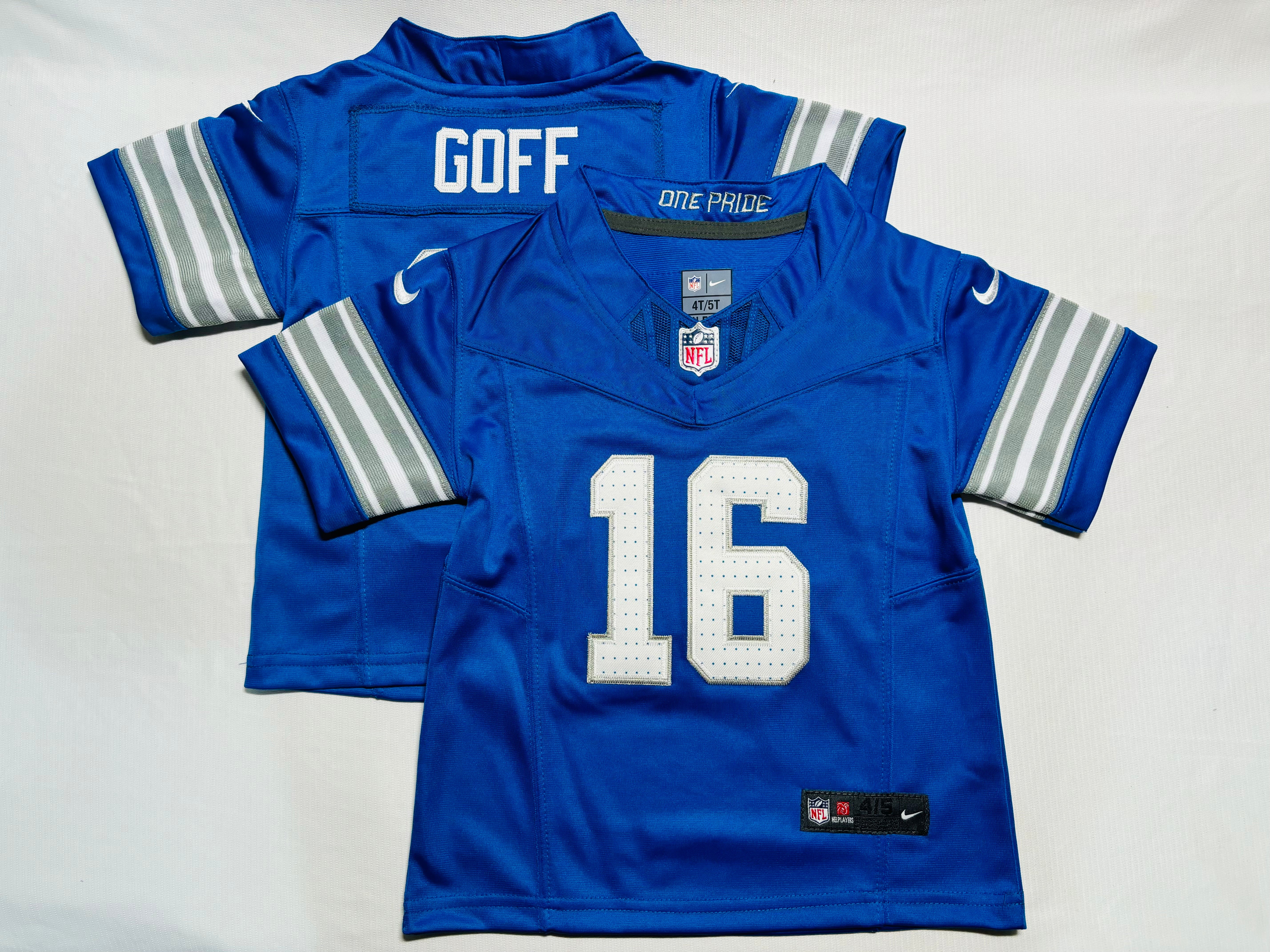 Camisa NFL Baby Jersey Detroit Lions Vapor F.U.S.E. Limited Azul