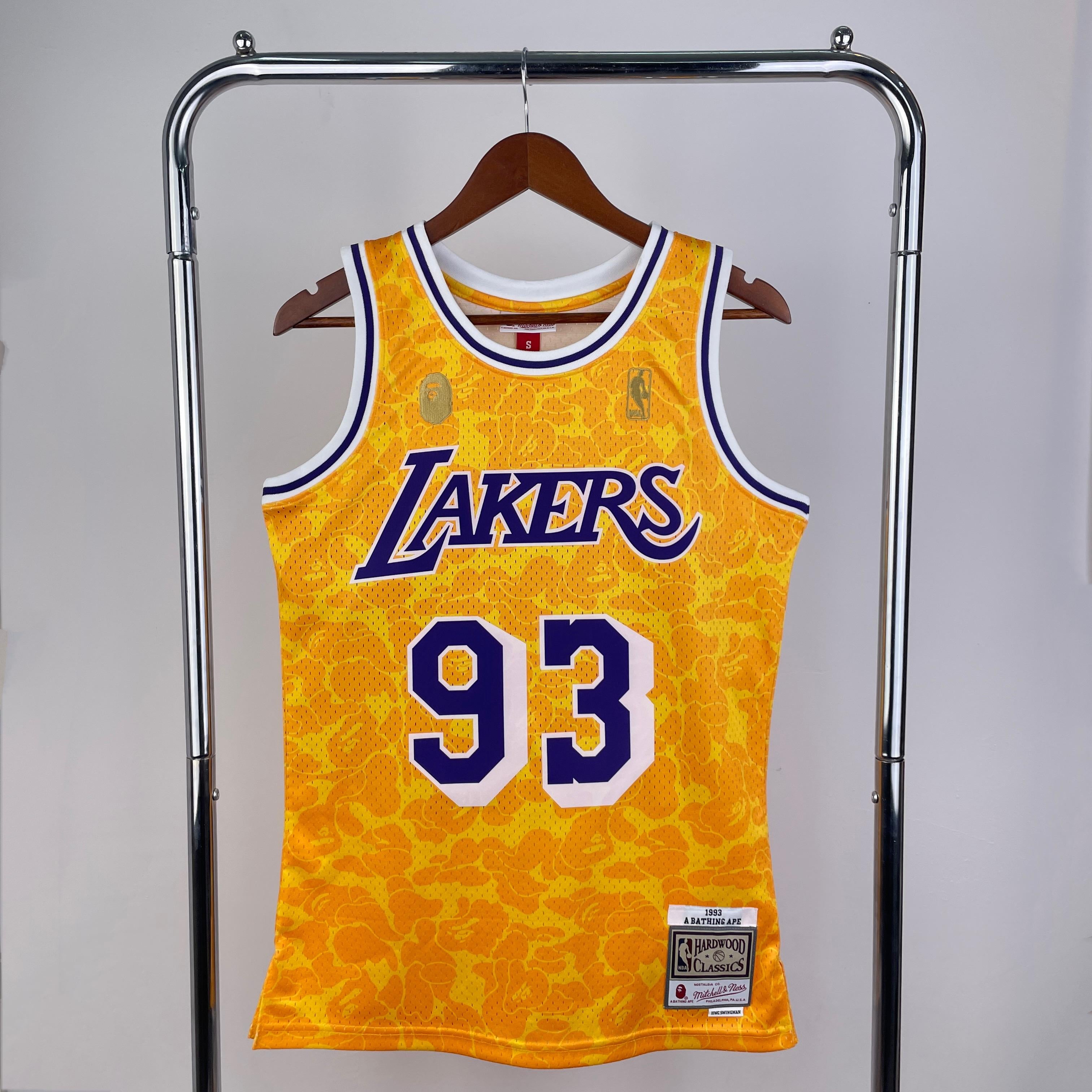 Regata Swingman BAPE X Los Angeles Lakers Mitchell & Ness Hardwood Classics 1993 - OGJERSEYSHOP