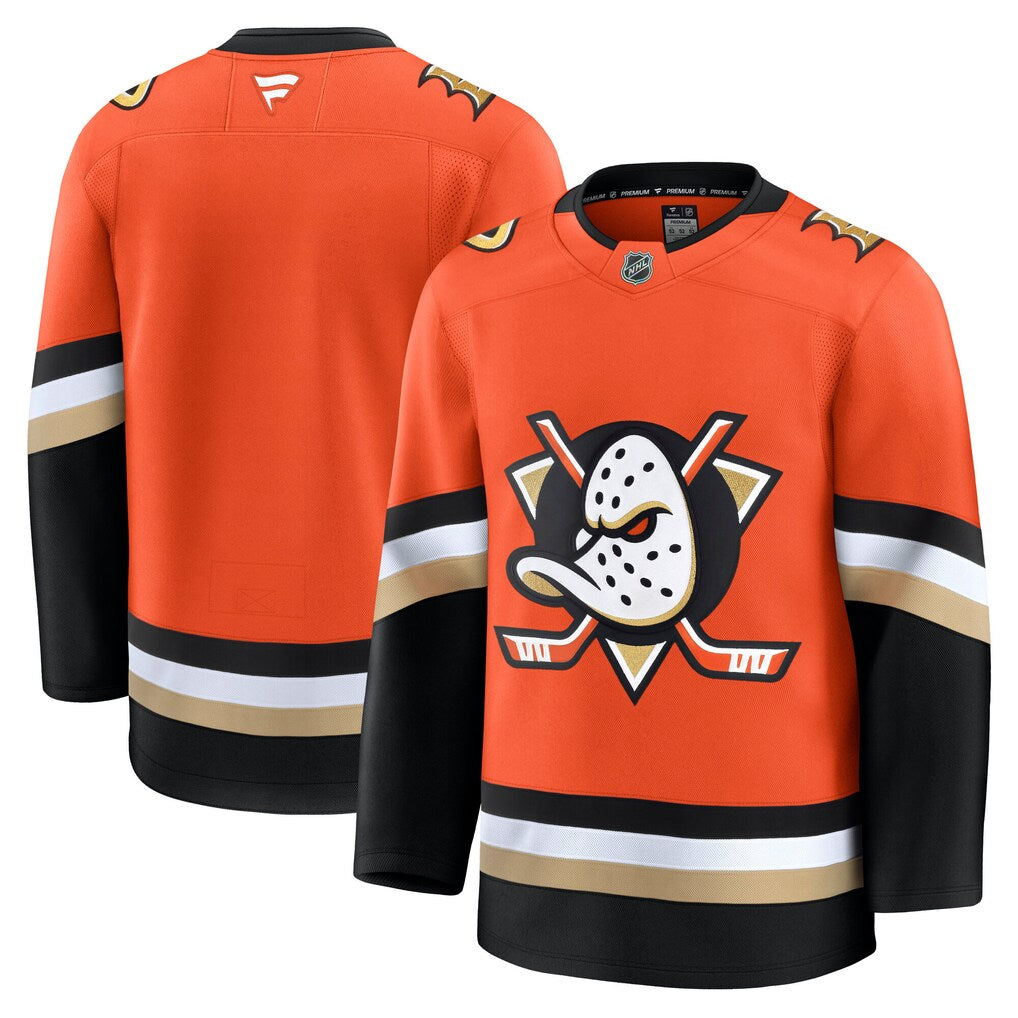 Camisa NHL Anaheim Ducks Jersey Laranja Home
