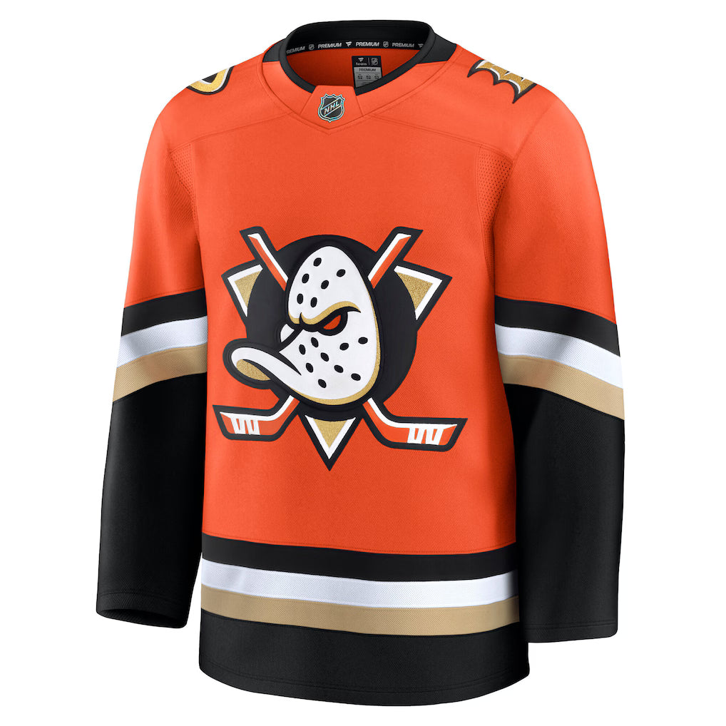 Camisa NHL Anaheim Ducks Jersey Laranja Home
