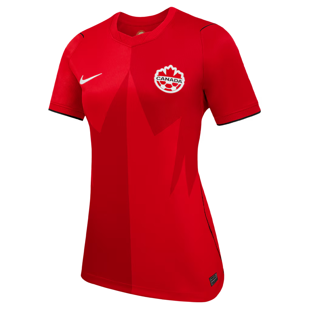 Jersey Seleção Canadá 2026 Torcedora Feminina - Vermelha