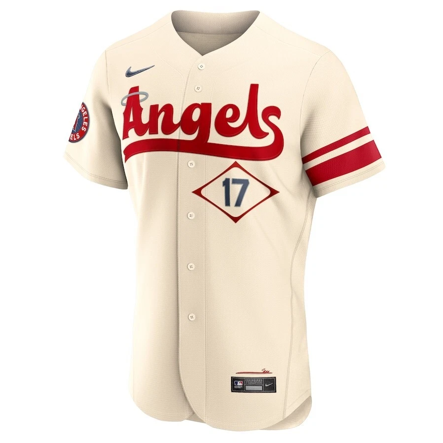 Camisa MLB Los Angeles Angels Jersey City Connect Authentic