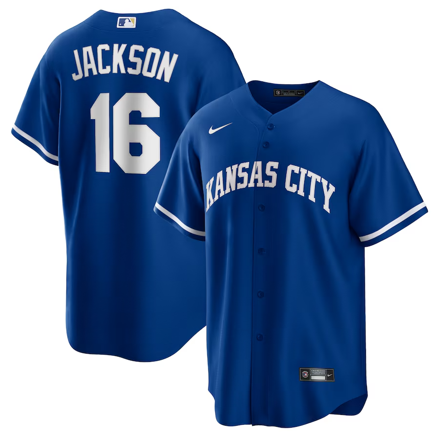 Jersey Kansas City Royals Azul Torcedor Silkada
