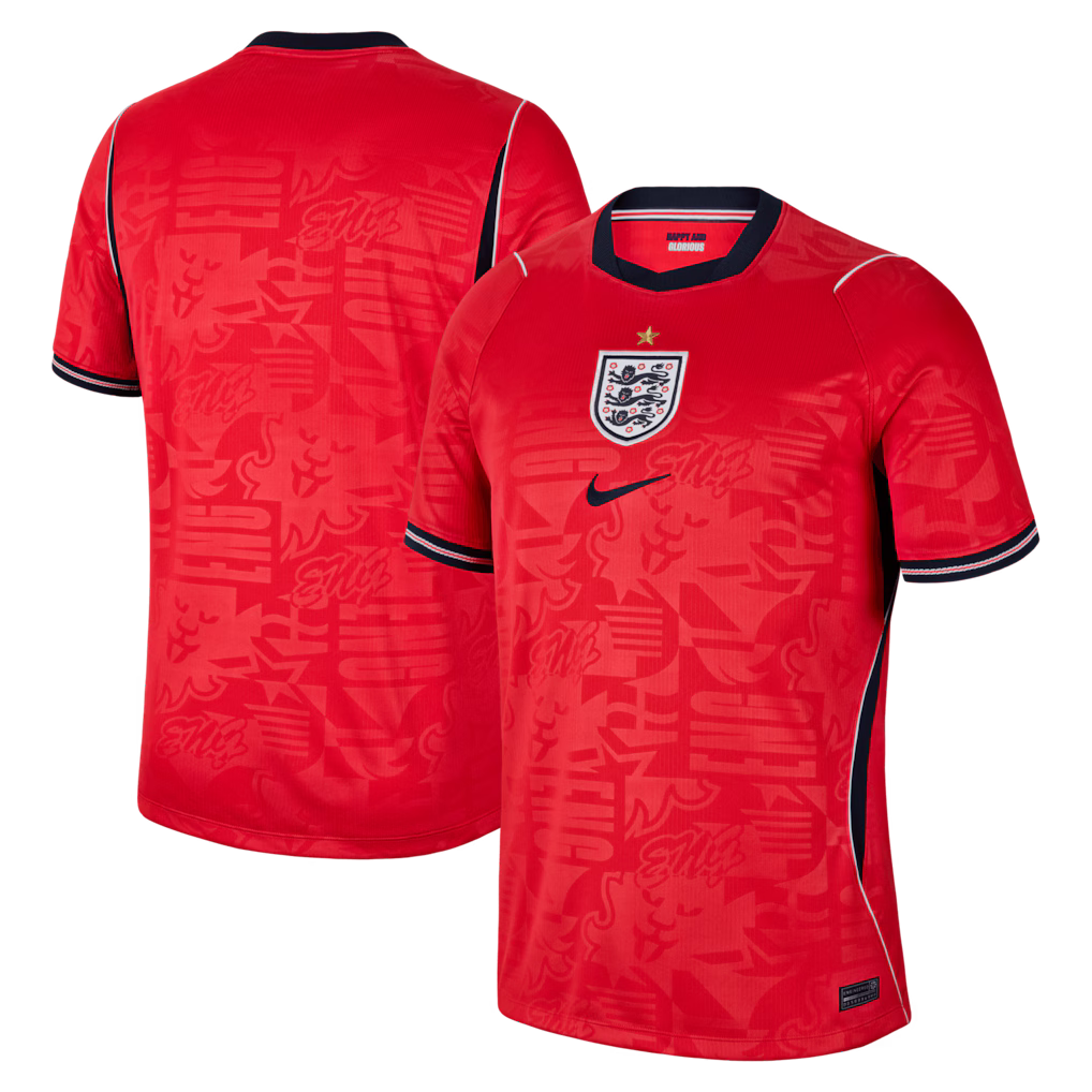 Jersey Seleção Inglaterra 2026 Torcedor Masculina - Vermelha