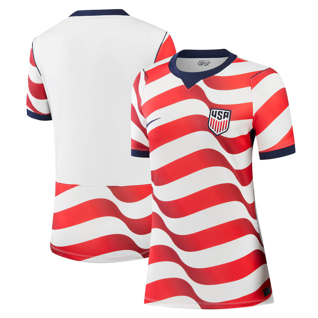 Jersey Seleção EUA 2026 Torcedora Feminina - Branca