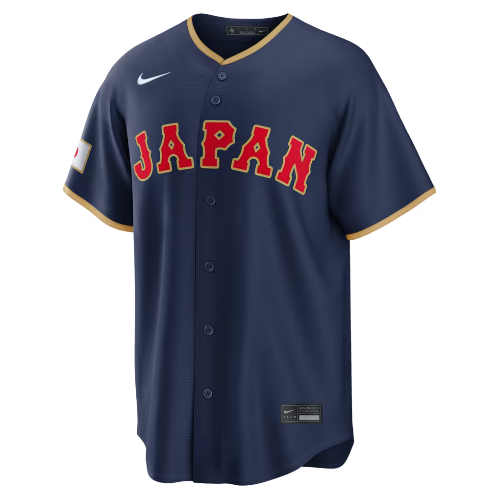 Jersey Beisebol Japão WBC 2026 Azul