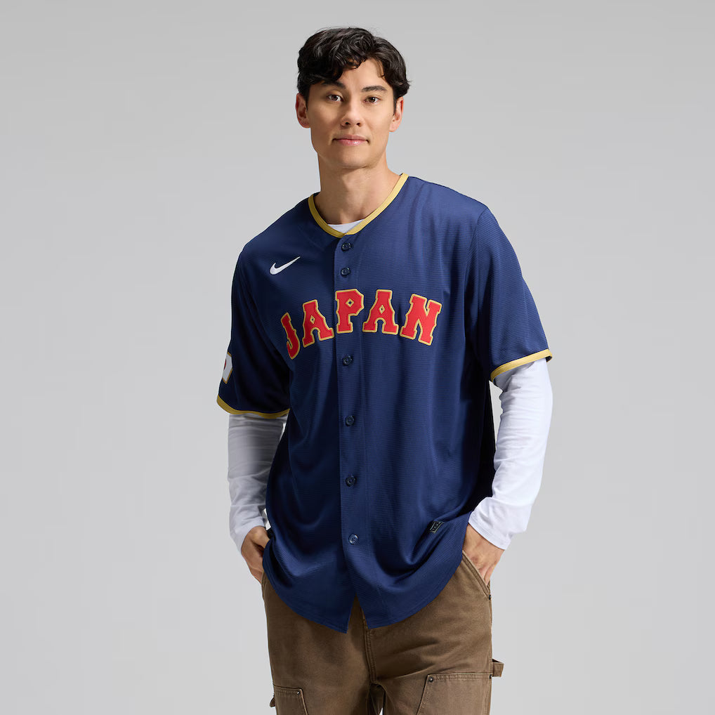 Jersey Beisebol Japão WBC 2026 Azul