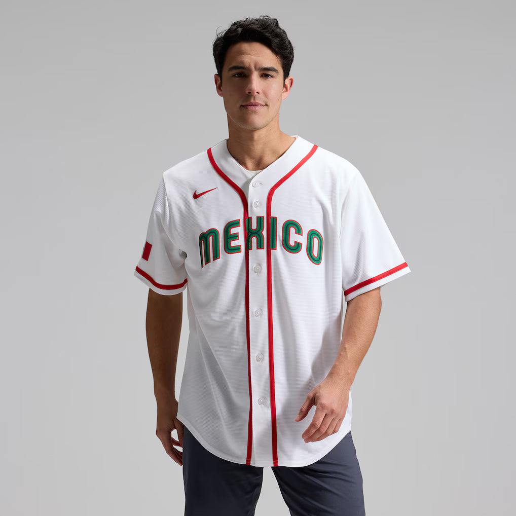Jersey Beisebol México WBC 2026 Branca
