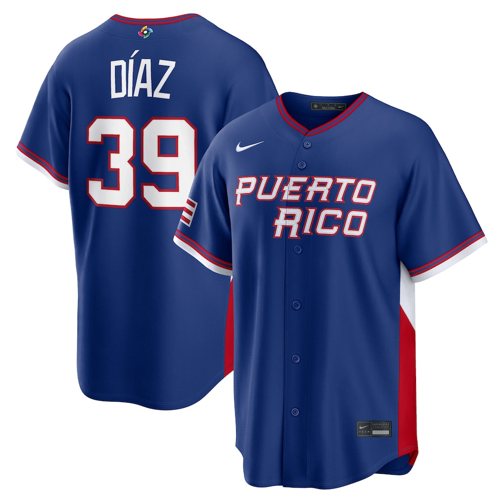 Jersey Beisebol Porto Rico WBC 2026 Azul