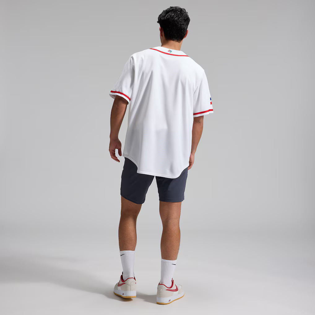 Jersey Beisebol República Dominicana WBC 2026 Branca
