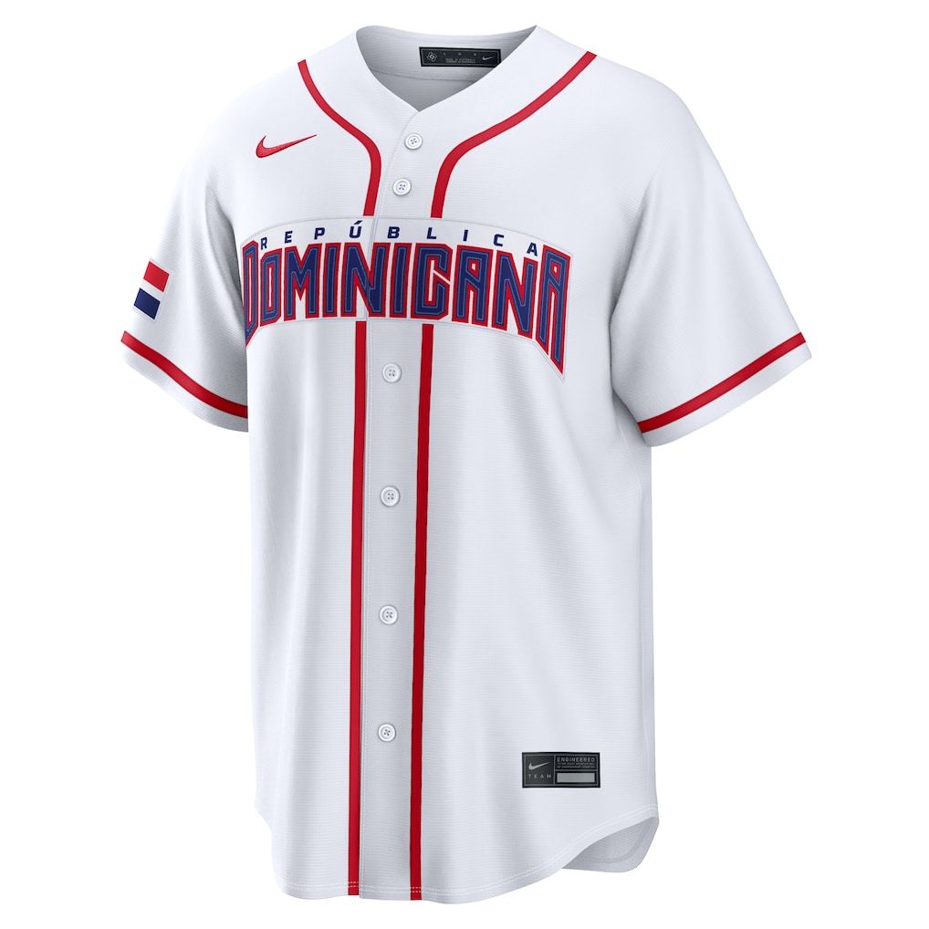 Jersey Beisebol República Dominicana WBC 2026 Branca