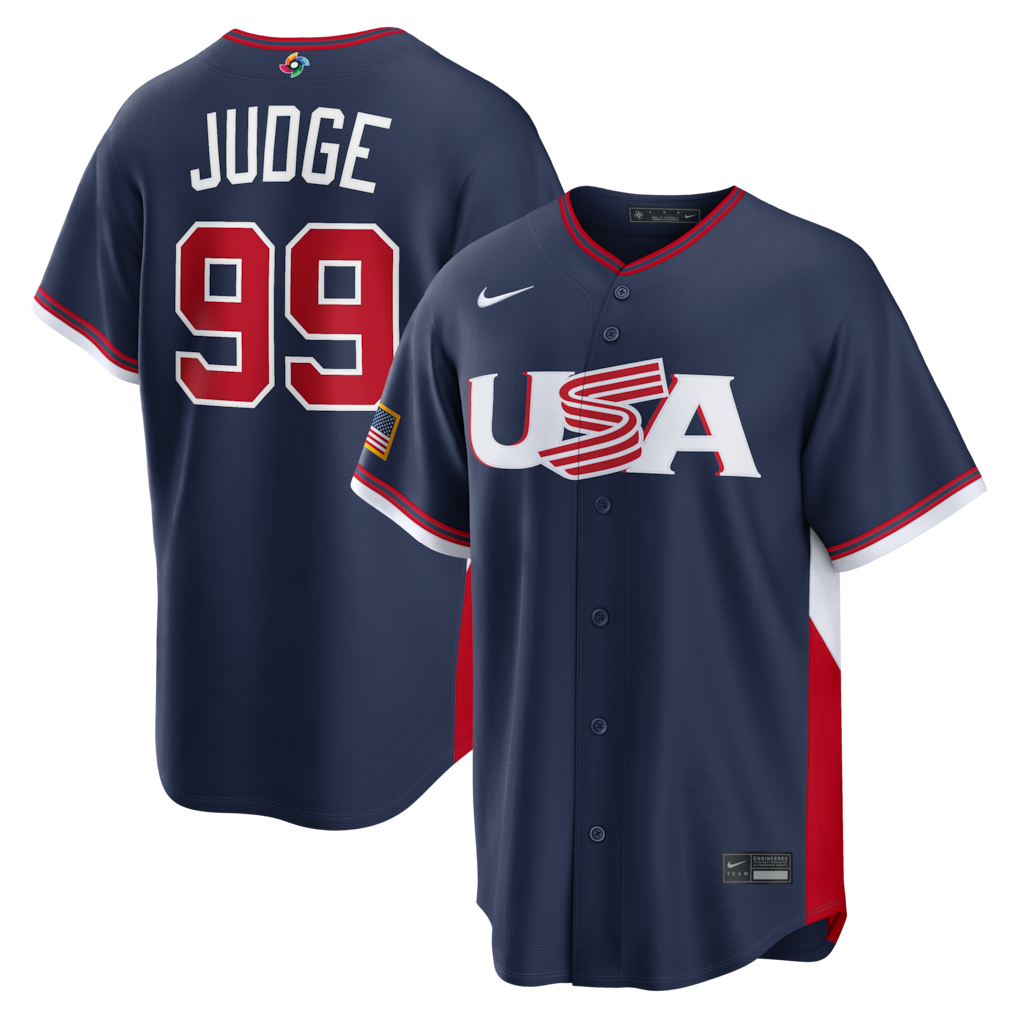 Jersey Beisebol USA WBC 2026 Azul