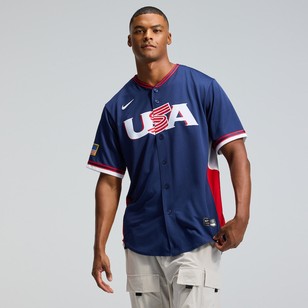 Jersey Beisebol USA WBC 2026 Azul