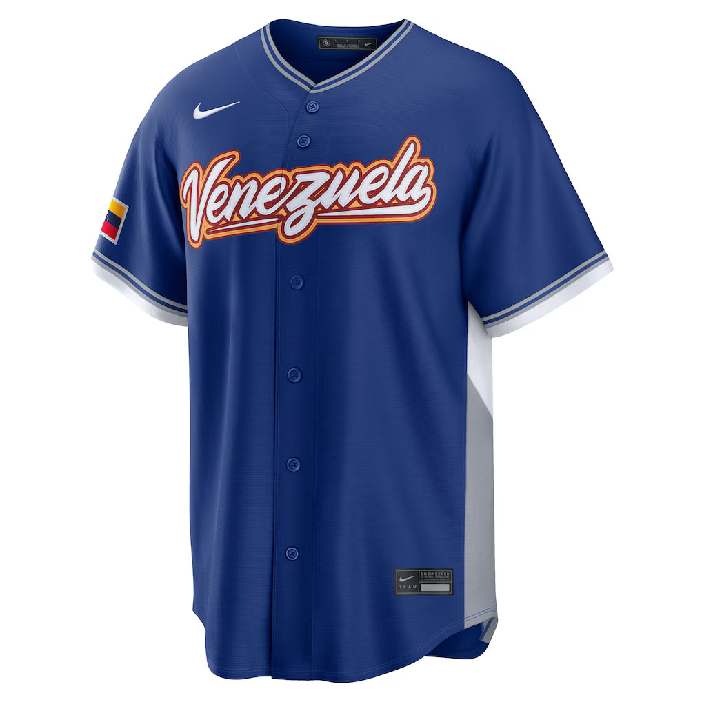 Jersey Beisebol Venezuela WBC 2026 Azul