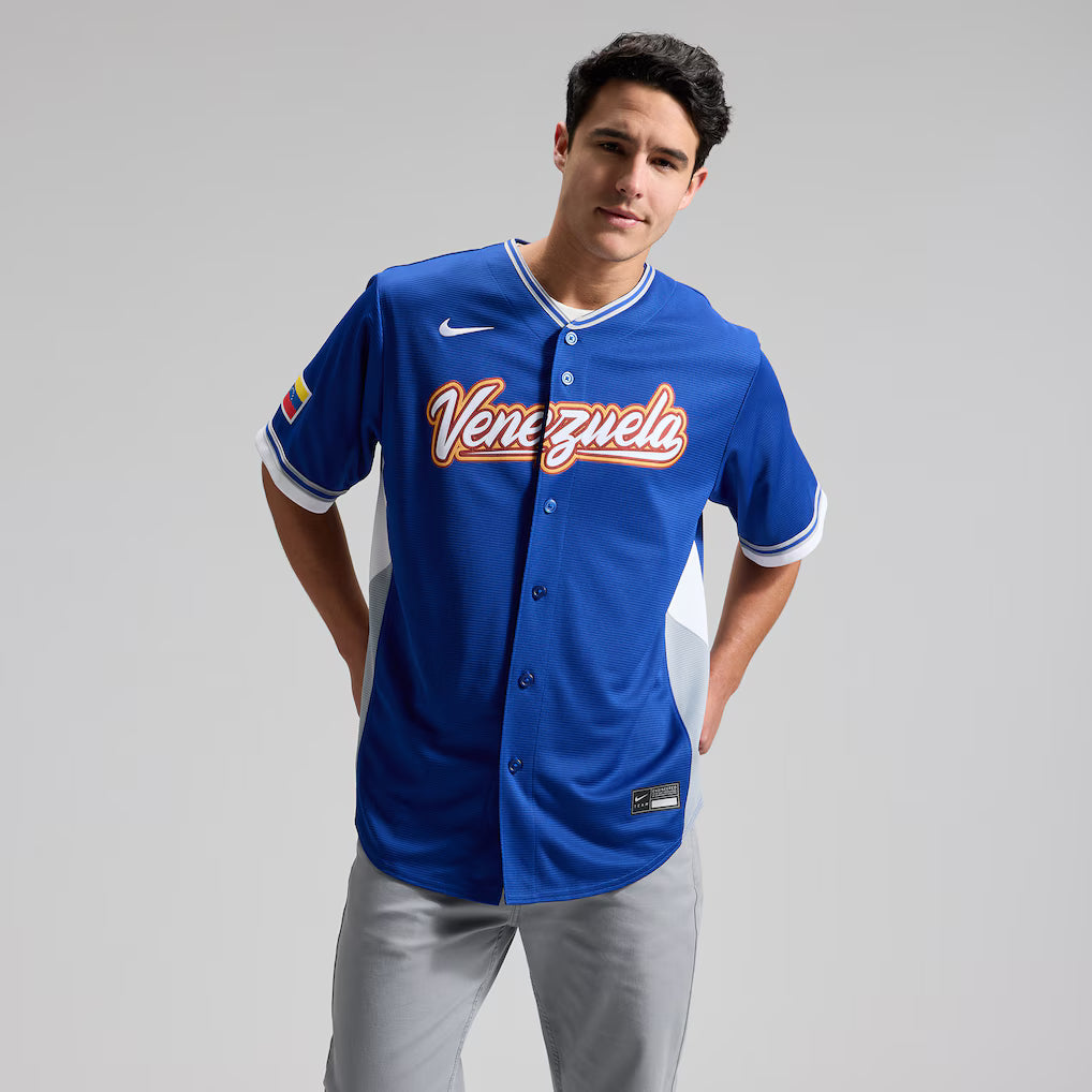 Jersey Beisebol Venezuela WBC 2026 Azul