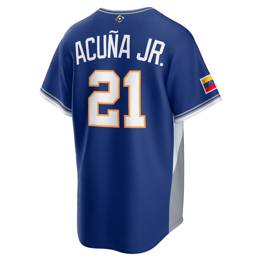Jersey Beisebol Venezuela WBC 2026 Azul