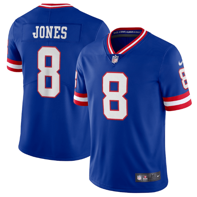 Camisa NFL New York Giants Vapor Limited Jersey Azul Vermelha