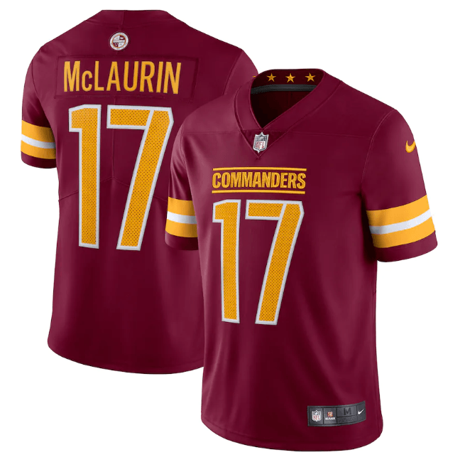 Camisa NFL Washington Commanders Vapor Limited Jersey Vermelha