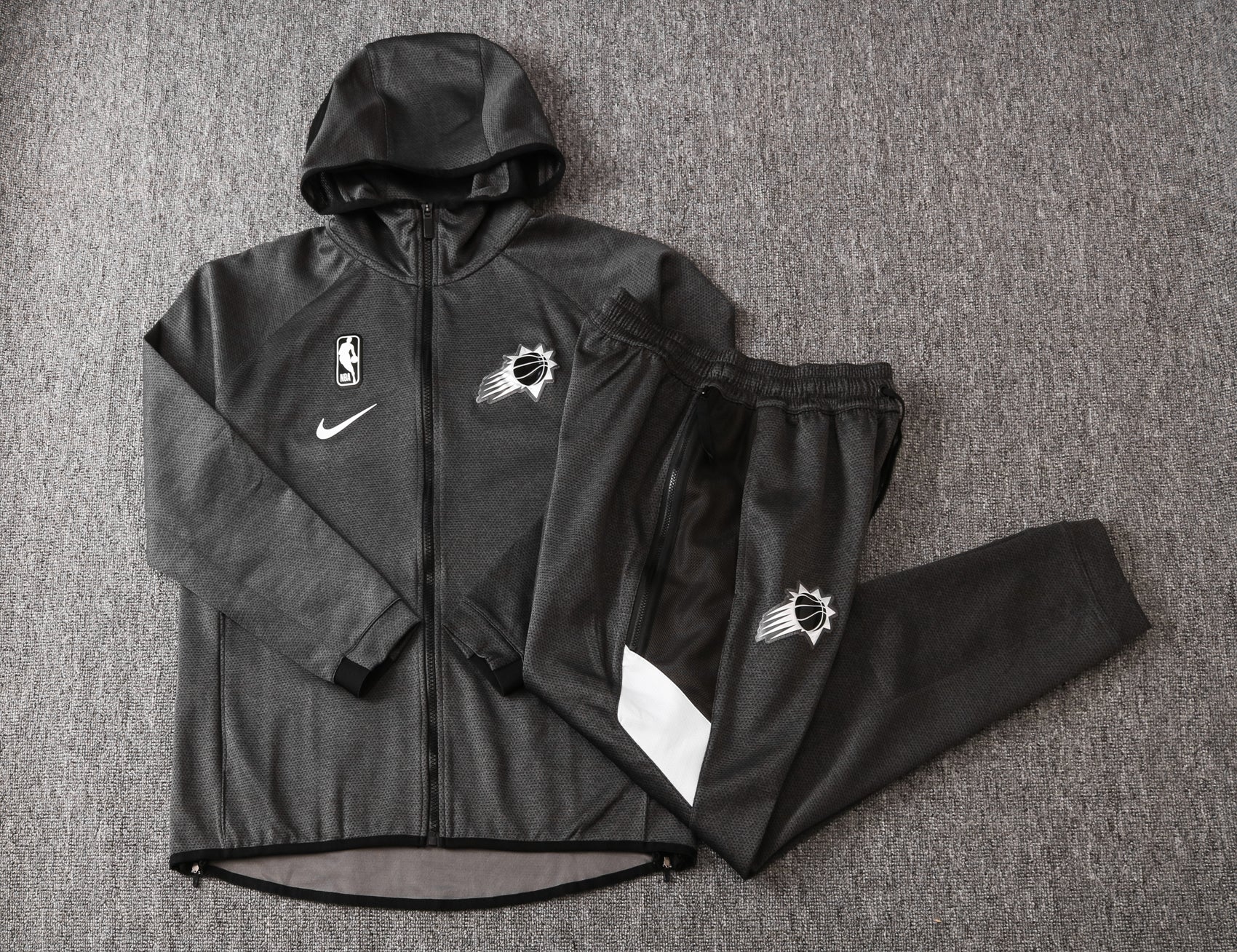 Conjunto Nike Therma Flex Phoenix Suns Preto Treino - OGJERSEYSHOP