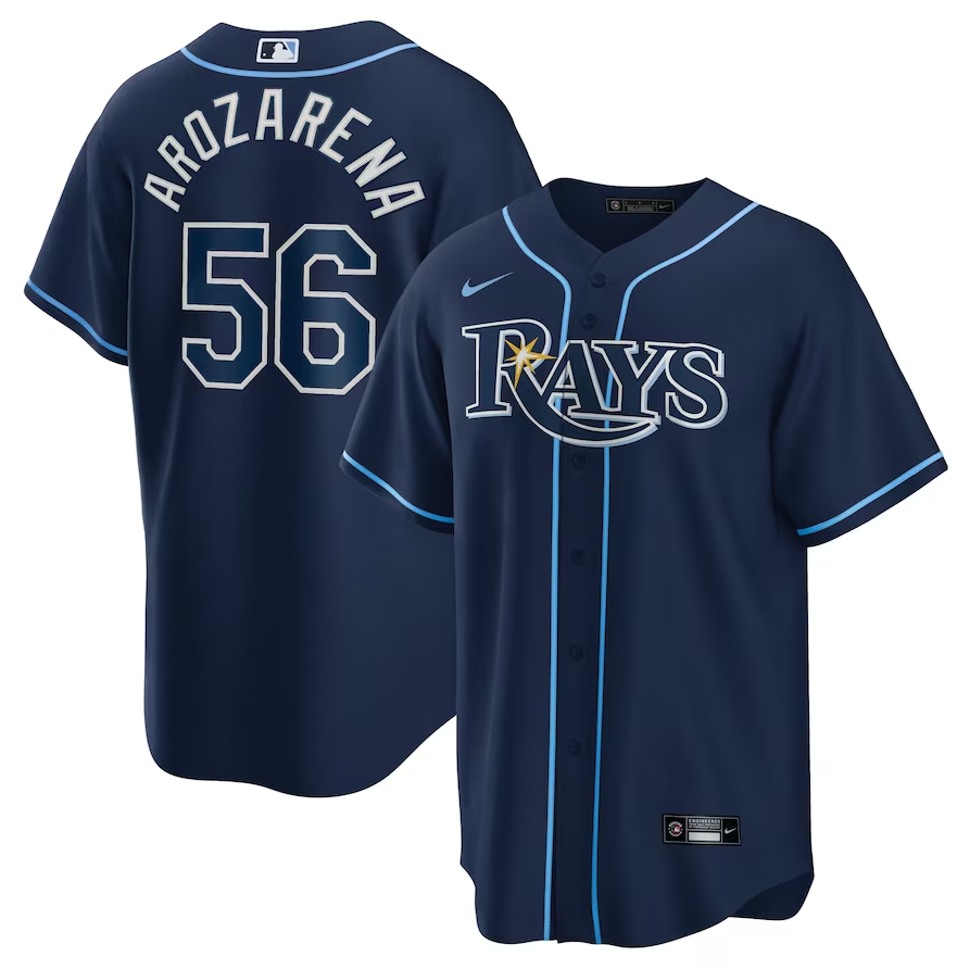 Jersey Tampa Bay Rays Azul Torcedor