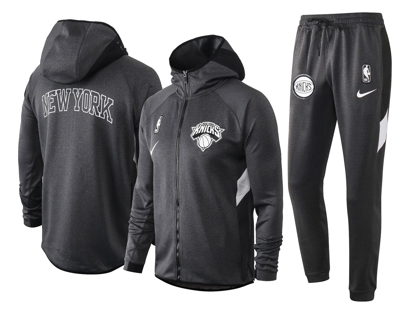 Conjunto Nike Therma Flex New York Knicks Preto Treino - OGJERSEYSHOP