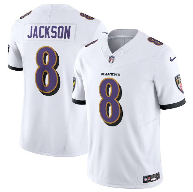 Camisa NFL Baltimore Ravens Vapor F.U.S.E. Limited Jersey Branca