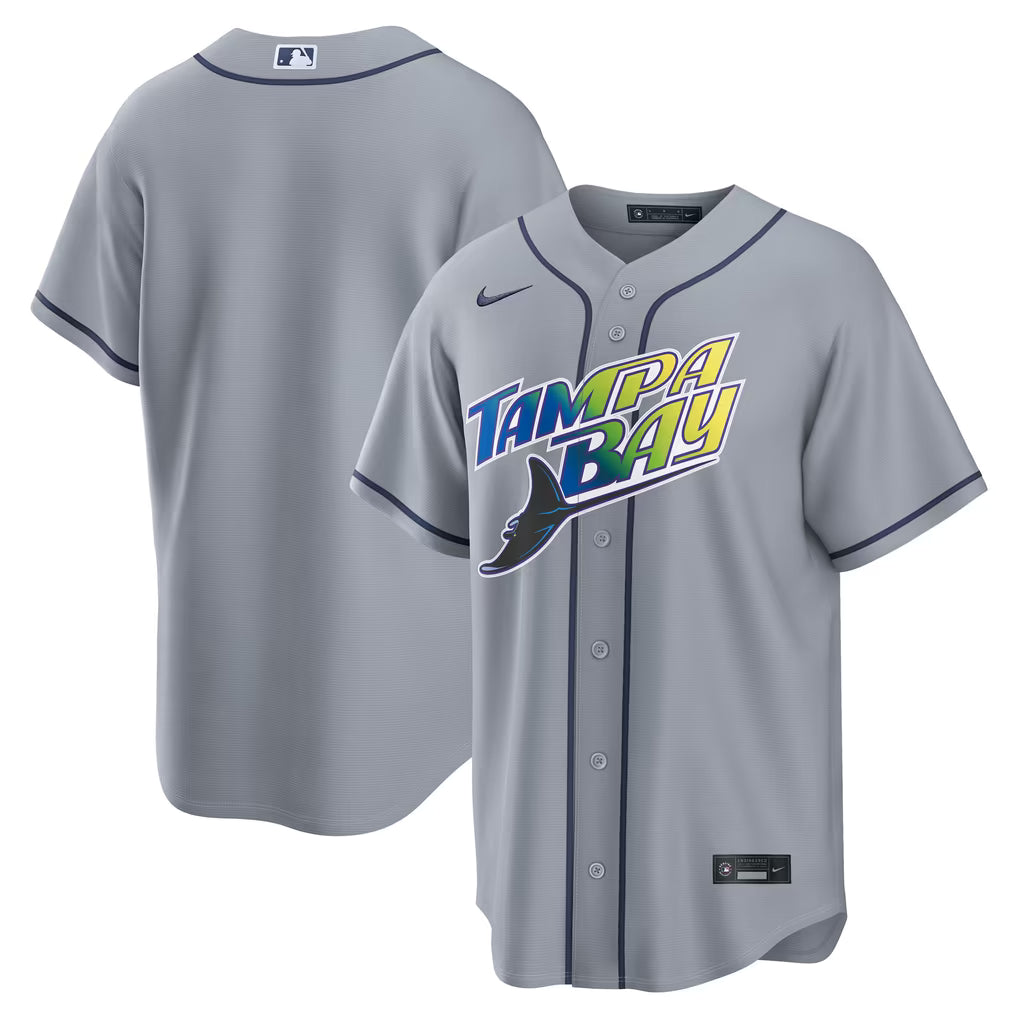 Jersey Tampa Bay Rays Cinza Torcedor