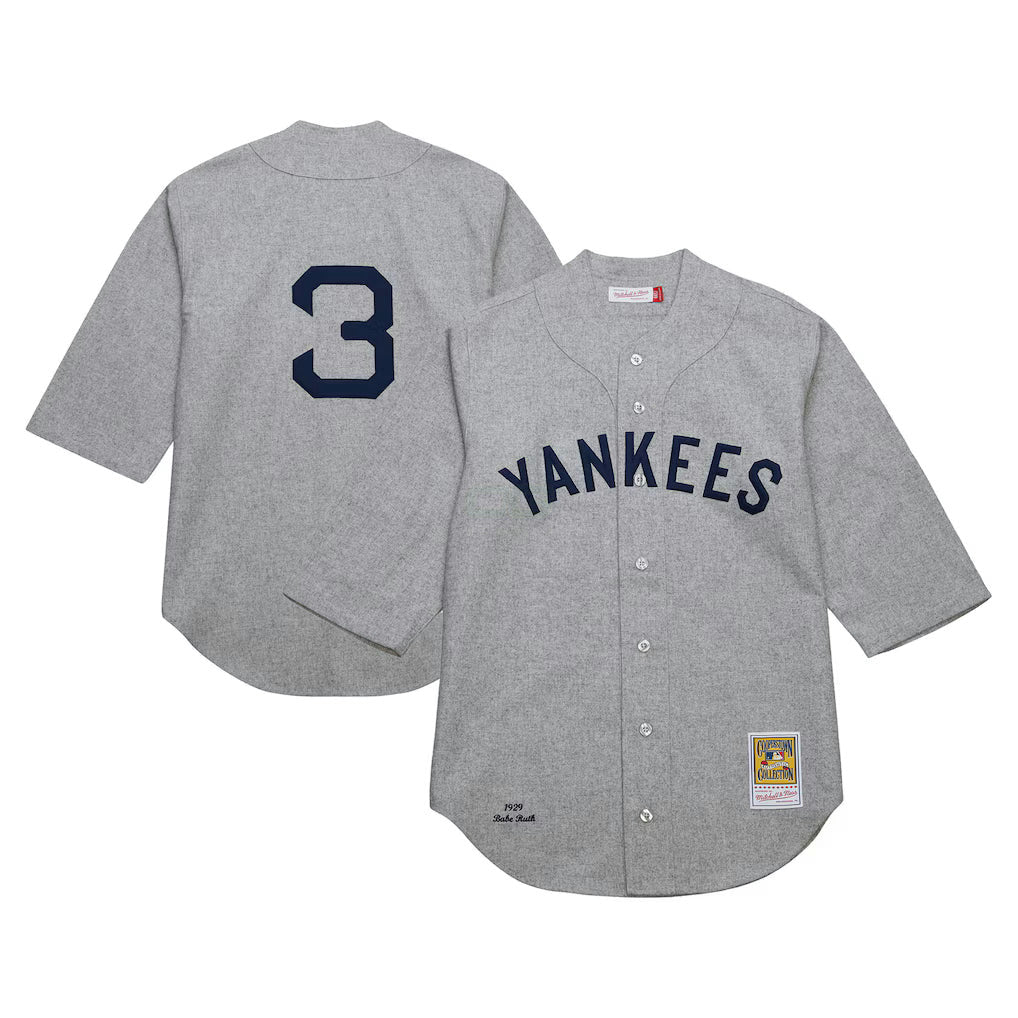 Camisa MLB 1929 Cinza Jersey