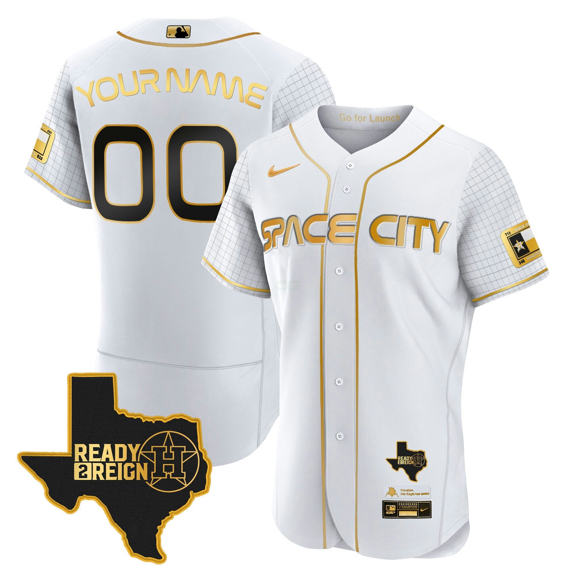 Camisa MLB 2024 Space City Ready 2 Reign Flex Base Jersey