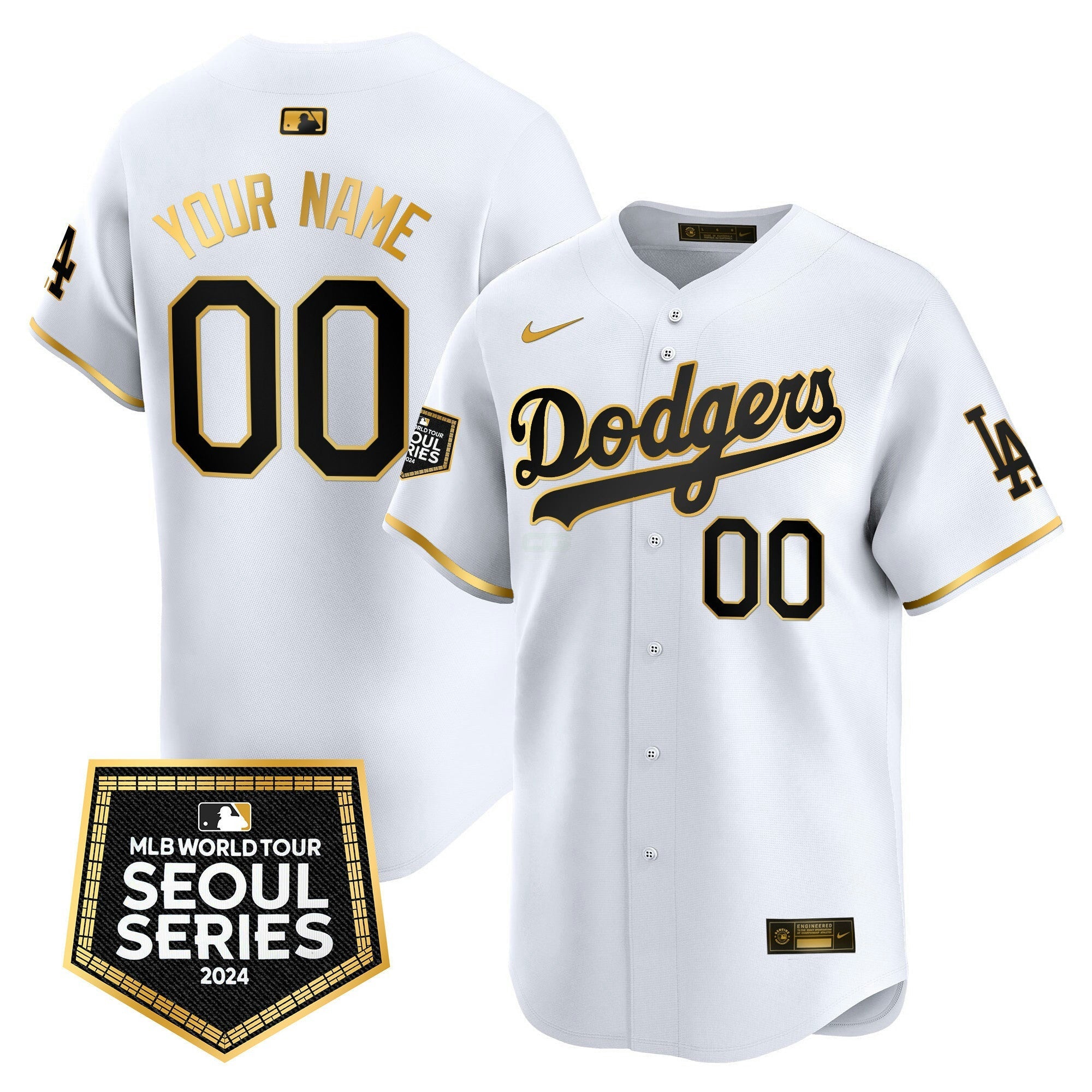 Camisa MLB 2024 World Tour Seoul Series Patch Vapor Premier Limited Jersey