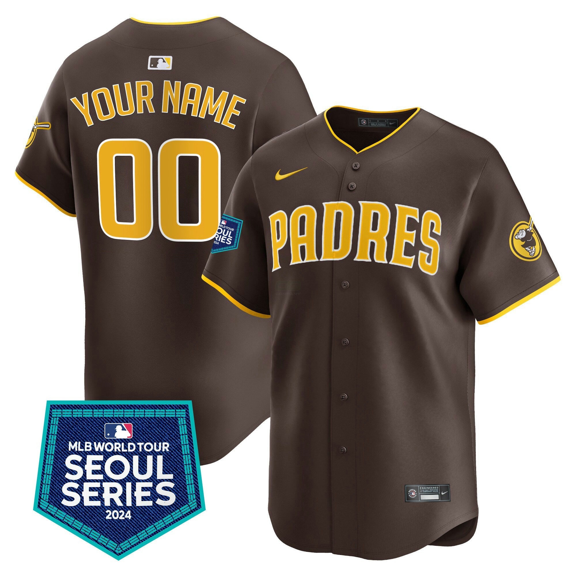 Camisa MLB 2024 World Tour Seoul Series Patch Vapor Premier Limited Jersey
