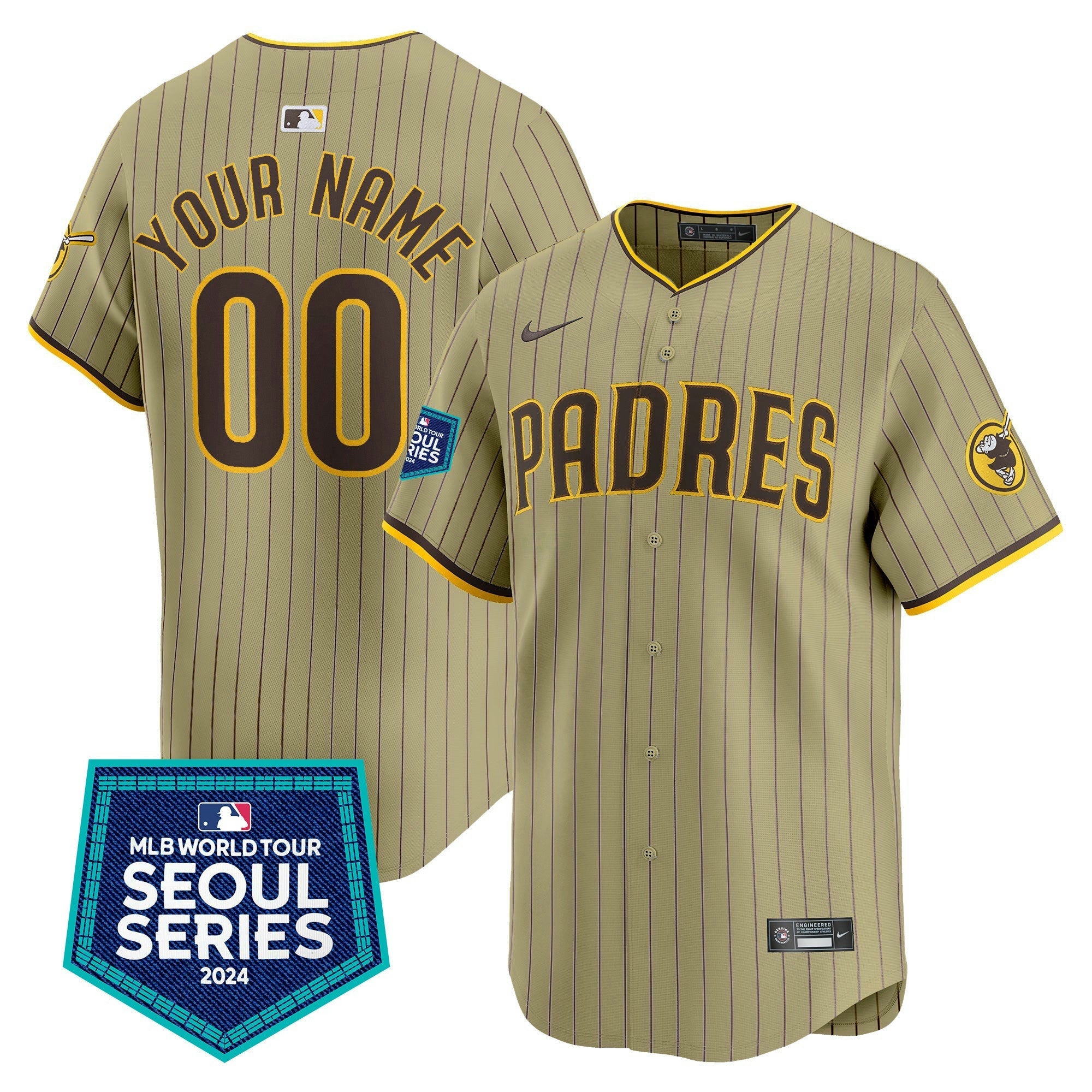 Camisa MLB 2024 World Tour Seoul Series Patch Vapor Premier Limited Jersey