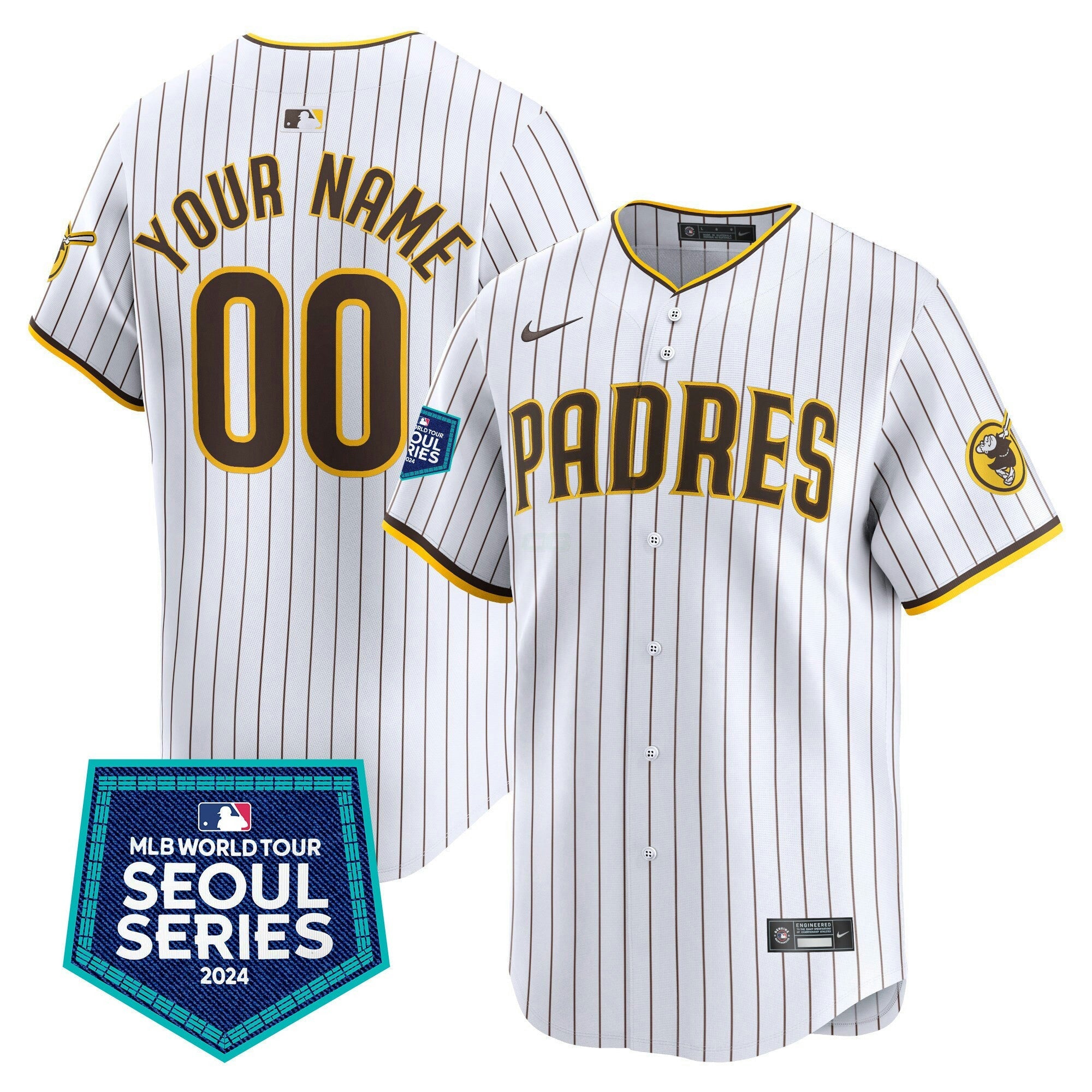 Camisa MLB 2024 World Tour Seoul Series Patch Vapor Premier Limited Jersey