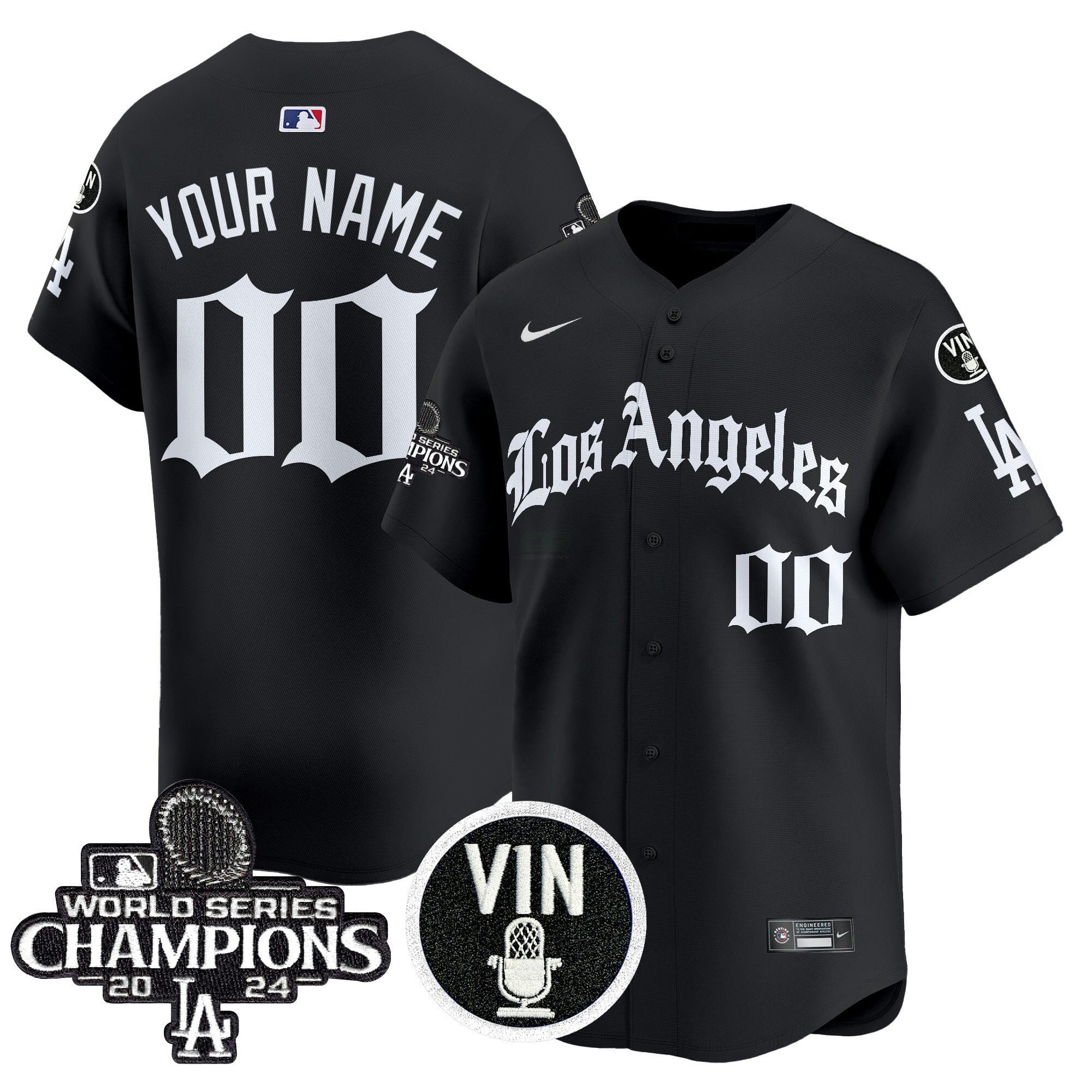 Camisa MLB 2025 LA Gothic Style Vapor Premier Limited Jersey